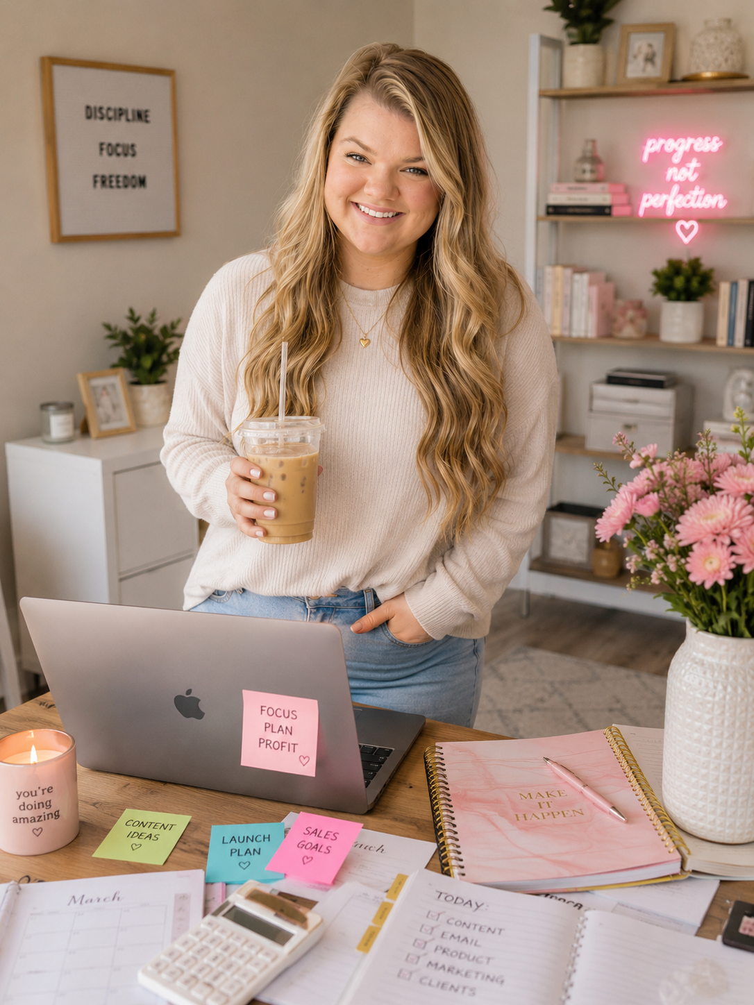 Calm organized creator